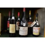 A Magnum of Chateauneuf-du-Pape 2021 and five other bottles of wine etc.