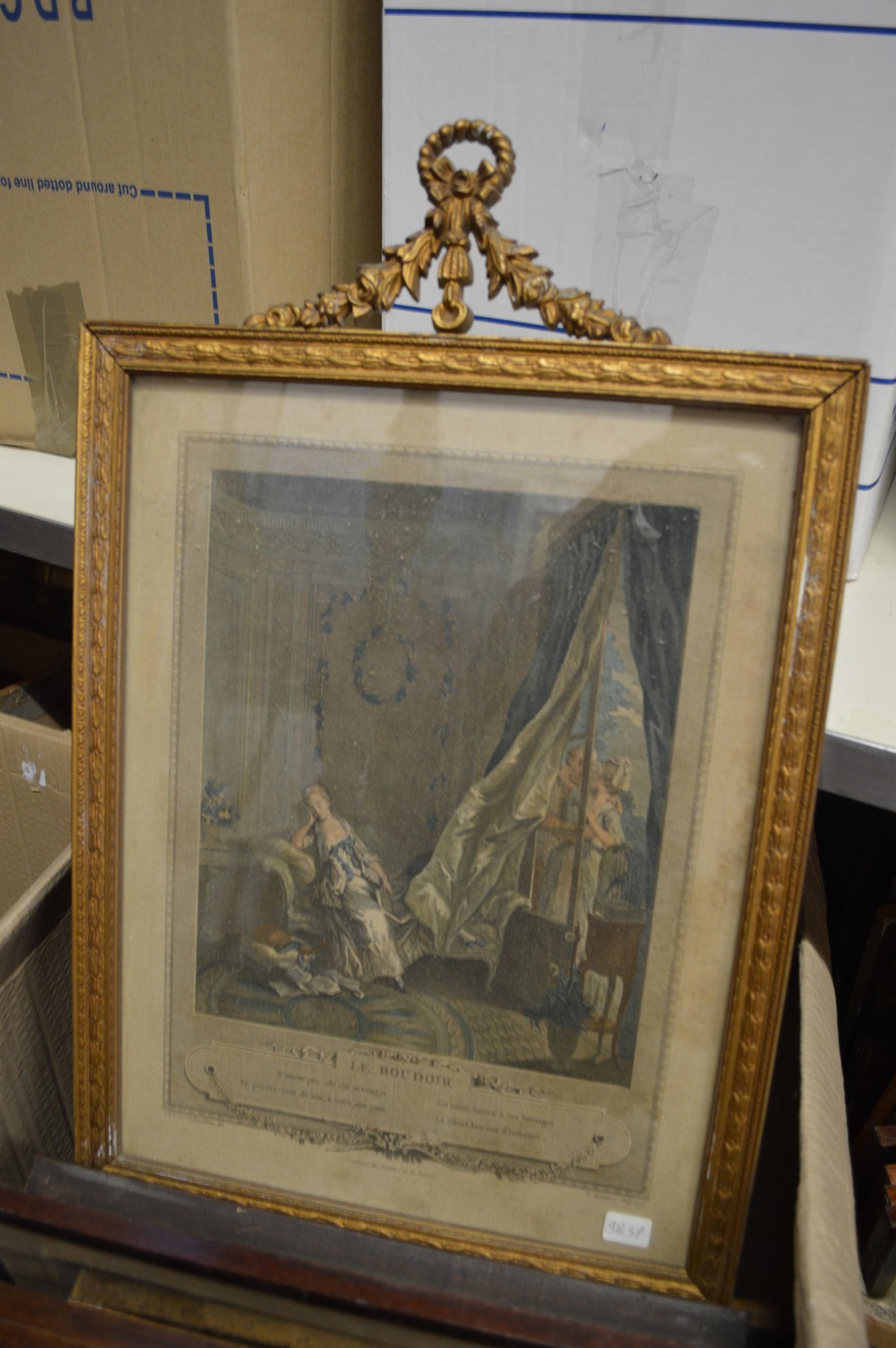 A box of assorted paintings, prints, engravings etc. - Image 2 of 2