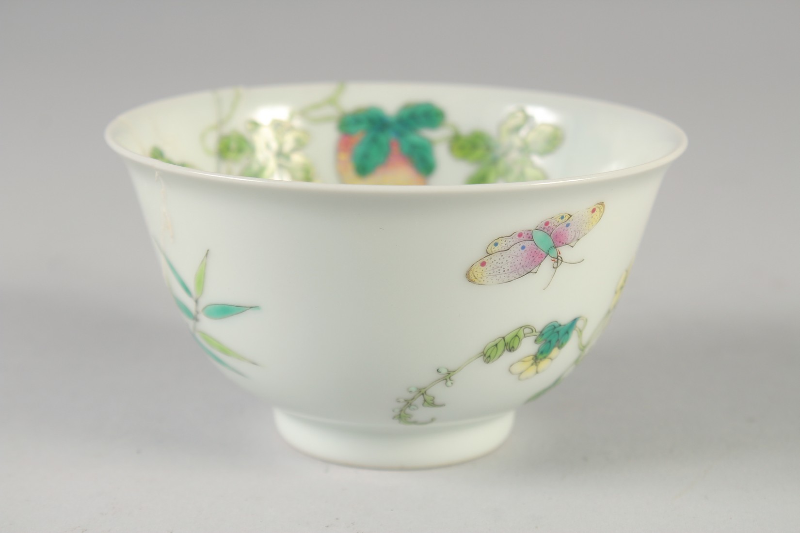 A CHINESE FAMILLE ROSE TEA BOWL AND ASSOCIATED COVER, Daoguang mark and possibly of the period, bowl - Image 3 of 7