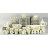 A LARGE VILLEROY & BOCH GERANIUM DINNER SERVICE