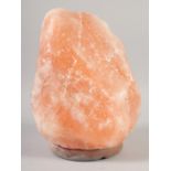 A LARGE PIECE OF HIMALAYAN ROCK SALT. 12ins x 9ins.