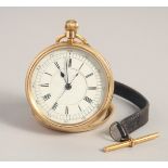 A GENTLEMAN'S 18CT GOLD POCKET WATCH.