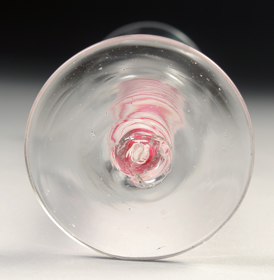 A DUTCH WINE GLASS with coloured twist stem 5.25ins high. - Image 4 of 4