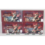 W. BRITAIN, NAPOLEONIC WARS, 17297, 00153, 17364, 00152, boxed, (4).