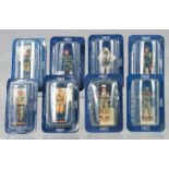 DEL PRADO COLLECTION, a set of eight soldiers, in perspex (8).