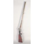 A HIGH QUALITY GERMAN DOUBLE-BARRELLED PERCUSSION SPORTING GUN, circa 1850, 16 bore 29in Damascus