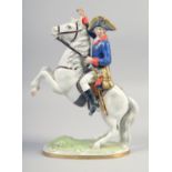 GERALD PORCELAIN NAPOLEON ON HORSEBACK, 10".