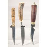 A ROSTFREI KNIFE, and two others, (3).