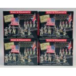 KING AND COUNTRY, American War of Independence BR89, BR85, BR86, BR82, boxed. (4).