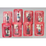 DEL PRADO COLLECTION, a set of eight soldiers, in perspex (8).