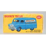 DINKY/ATLAS TOYS, "Bedford Van Ovaltine", 481, boxed.