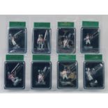 NAPOLEONIC WARS, a set of eight French and British soldiers in perspex (8).