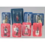 DEL PRADO COLLECTION, a set of eight soldiers, in perspex (8).