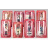 DEL PRADO COLLECTION, a set of eight soldiers, in perspex (8).