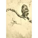 Leonard Robert Brightwell (1889-1983) British, 'No Monkeying', drypoint etching, inscribed and