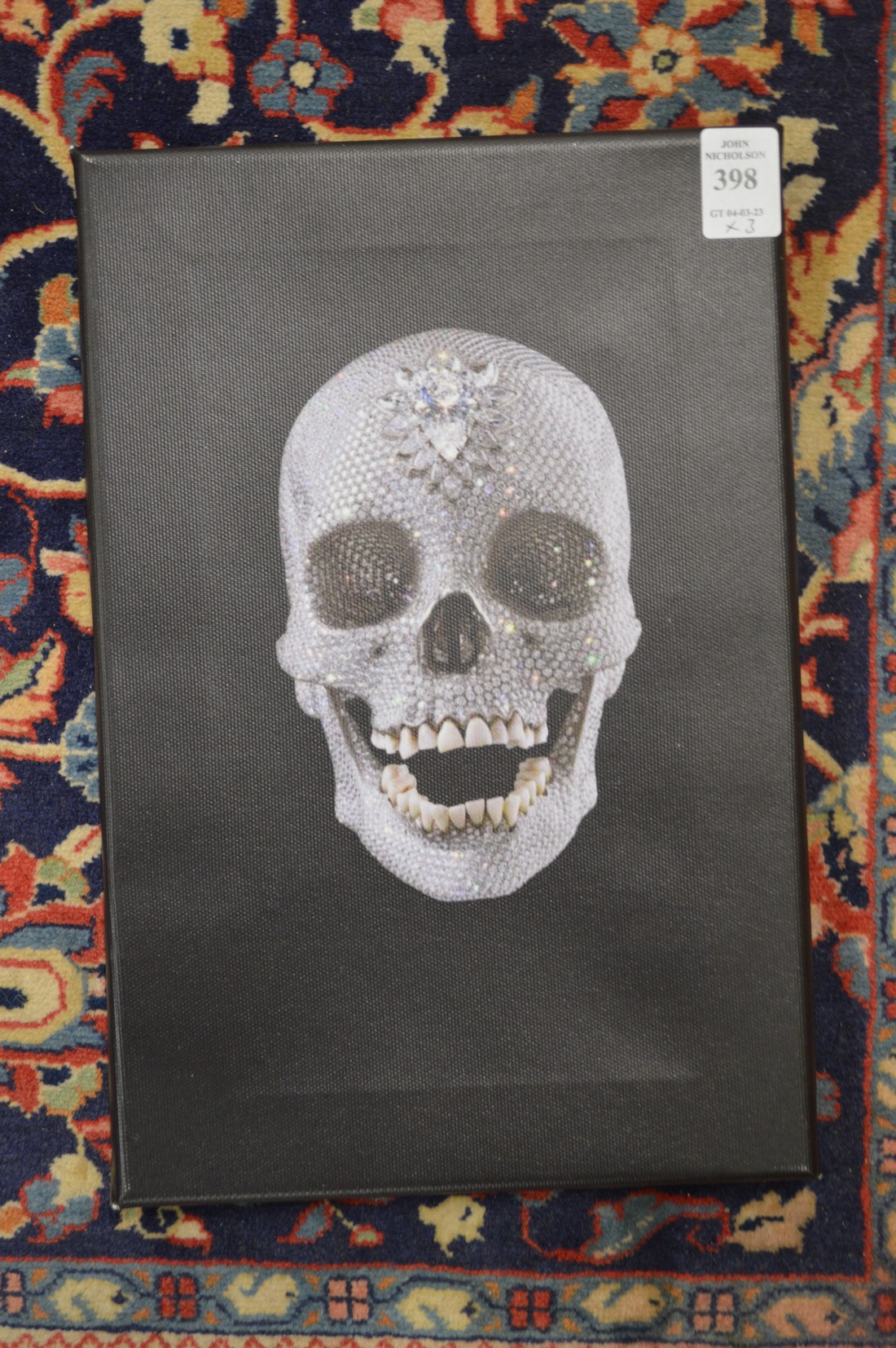 Three prints relating to Damien Hirst including the crystal skull. - Image 3 of 3