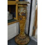 Royal Doulton pottery jardiniere stand.