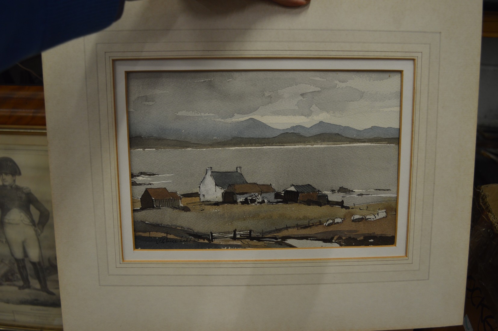 Two boxes of paintings, prints and engravings. - Image 6 of 8