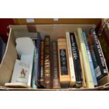 A box of books.