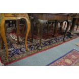 A good large Persian carpet crimson ground with floral decoration 11' 4" x 8' 3".