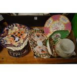 Davenport, Crown Derby and other decorative china.
