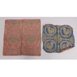 TWO ISLAMIC STYLE EMBROIDERED TEXTILES, (2).