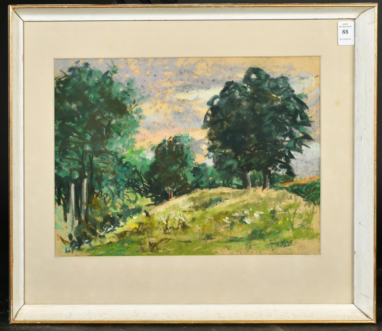 Paul Lucien Maze (1887-1979) French/British, a South Downs scene, pastel, signed, 10" x 14", (26 x - Image 2 of 4