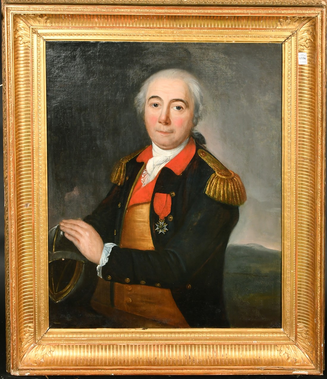 Late 18th / Early 19th Century Continental School, a half-length portrait of a military officer, oil - Image 2 of 3