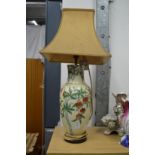 A Chinese style table lamp.