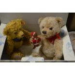 A Steiff Golden Jubilee teddy bear and a Steiff Harrods 2013 teddy bear in a Steiff box.