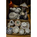 A quantity of decorative Continental and other porcelain.