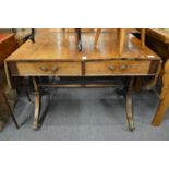 A 19th century mahogany sofa table.