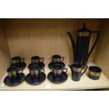 A Portmeirion coffee service.