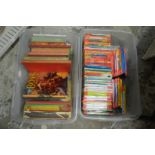 Two boxes of Ladybird and other childrens books.