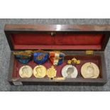 Edward VII and other Coronation medals etc.