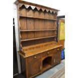 A 19th century oak dresser.