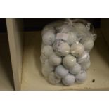 A bag of Callaway golf balls.