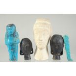 A COLLECTION OF EGYPTIAN ARTIFACTS, (5).