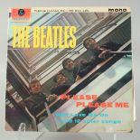 THE BEATLES. PLEASE PLEASE ME VINYL. XEX 422 - IN YELLOW AND GOLD LABEL MONO PMC with dust wrapper