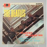 THE BEATLES. PLEASE PLEASE ME VINYL. XEX 422 - IN BLACK AND GOLD LABEL MONO PMC. 1202 1st PRESS with