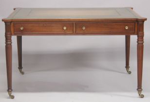 A GOOD REGENCY GILLOW MODEL LIBRARY TABLE