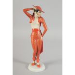 A ROSENTHAL ART DECO PORCELAIN MODEL "CARMEN", Spanish Dancer. 9ins high.