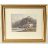 Dennis Rothwell Bailey (b. 1933) British, 'Pin Mill', watercolour, signed, 5.75" x 7.5" (14.5 x