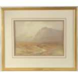 Charles E. Brittan (19th / 20th Century), 'Above Glen Lyon, near Bridge of Balgie', watercolour,