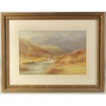 Charles E. Brittan (19th / 20th Century), a Dartmoor view, watercolour, signed, 13" x 19.5" (33 x