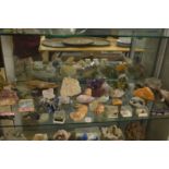 A good collection of mineral samples, crystals etc.