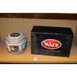 A Wade Nelson commemorative jar and cover with original box.