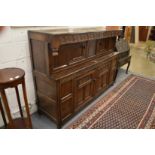 A good 18th century oak court cupboard.