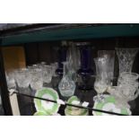 Quantity of glassware.