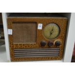 An old radio.
